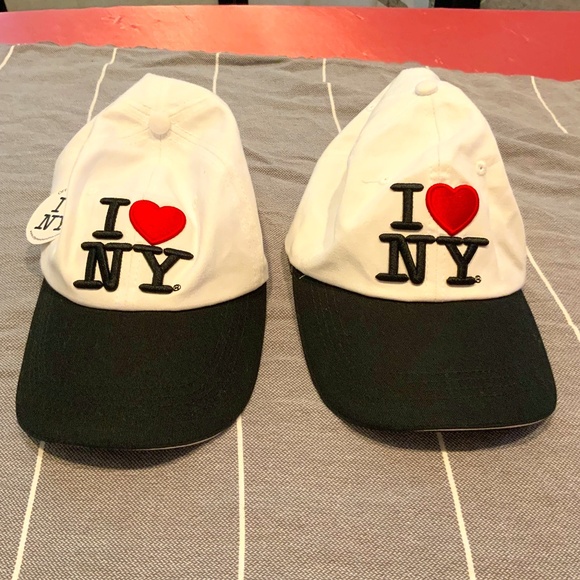 I heart NY Hats Lot of 2 - Picture 1 of 2